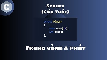 Học C structs "cấu trúc" trong 4 phút 🏠