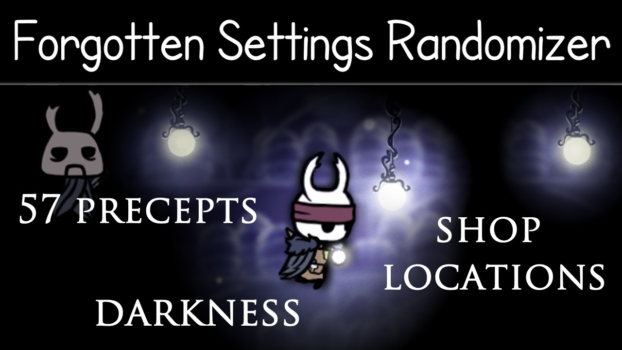 Hollow Knight Randomizer With Forgotten Settings