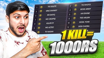 1 vs 1 CHAMPIONSHIP 🏆|| DAFIQ vs DELETE vs CROPSE vs KILLER  vs AZTEC 🔥😱  Who Will Win ❓ 