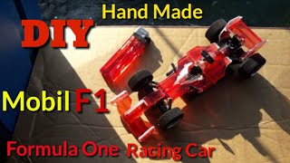 Cara Membuat Miniatur Mobil F1 Dari Barang bekas Korek Gas #Kreativitas #kerajinan #bahan bekas