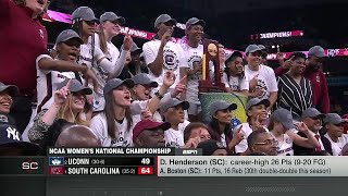 HIGHLIGHTS: South Carolina Beats UConn In Women's National Championship Game, Winning Second Title.
