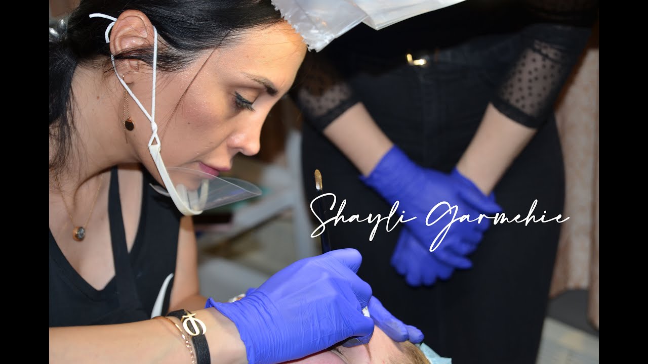 Complete Eyebrows Rebuild Time lapse by Master Shayli