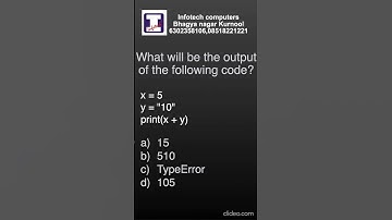 3 python Quiz    Infotech Computers Bhagyanagar Kurnool 6302358106, 08518221221 #CodeQuiz#ShortsQui