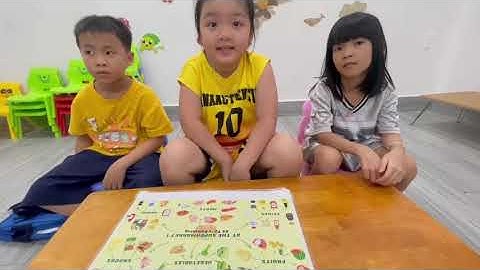 Tiếng Anh Giao Tiếp Phan Thiết: Will, Rina and Mina  practice talking about At The Supermarket