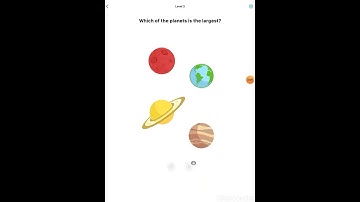 Easy Game level 3 which planet is the largest answer