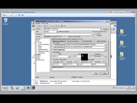 PI Interface Configuration Utility (PI ICU). Настройка PI RDBMS и PI UFL интерфейсов.