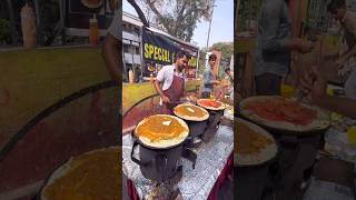 Hardworking Indian Men Cooking Dosa Cheese - Indian Street Food