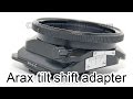 M42-EOS M Lens Adapter Ring Tilt-shift 360 Degree for Canon EOSM Mirrorless Camera Accessories Brass Aluminum Lens Mount Adapter