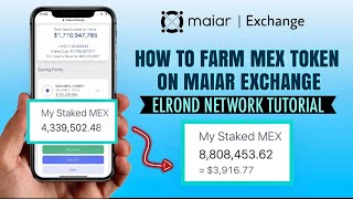 How to FARM MEX/LKMEX Token on Maiar Exchange | Stake Liquidity Pool | Tutorial screenshot 5