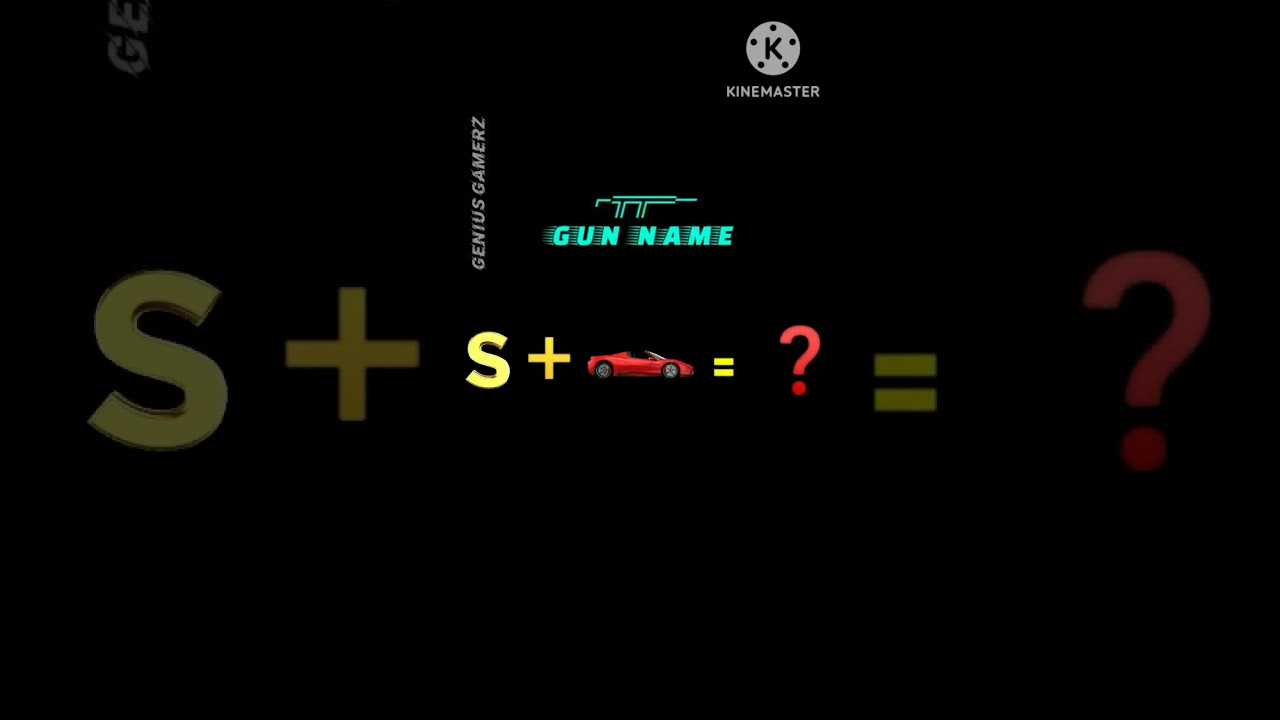 Guess The Free Fire Gun Name....❔🤔 !! 