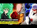 TOP 10 STRONGEST HEROES IN ONE PUNCH MAN!