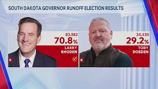 SD Governor Runoff Election Results 7/29/2026
