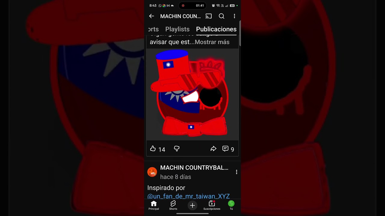 Reaccionando a las publicaciones de:MACHIN COUNTRYBALLS y respondiendo a sus publicaciones