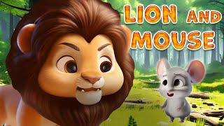 The Lion and the Mouse 🐭🦁 | Bedtime Stories for Toddlers | English Fairy Tales and Stories
