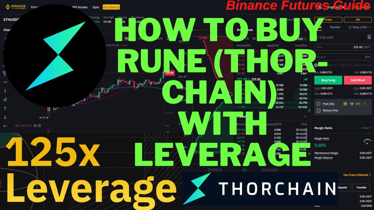 How to trade Thorchain with Leverage up to x125! Binance Futures Leverage Guide for Beginner✅