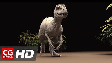 Jurassic World Indominus Rex Walk Cycle by ILM | CGMeetup