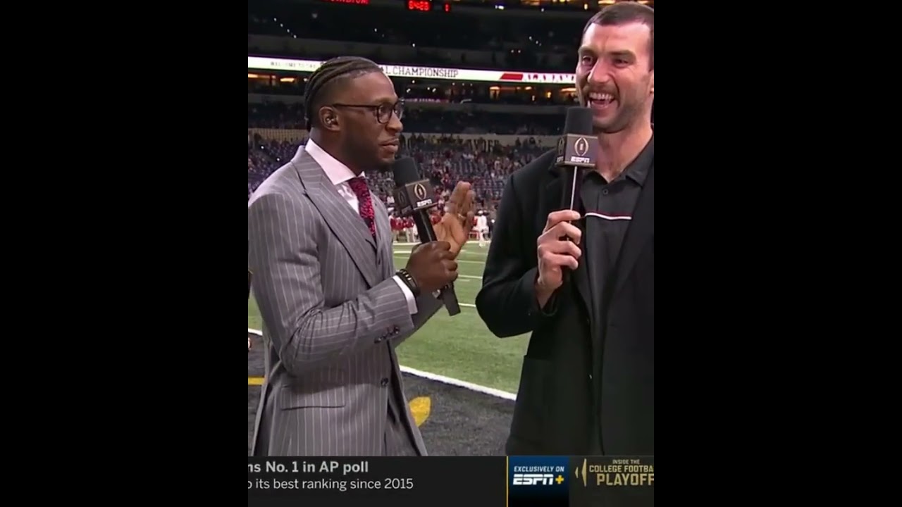 Bleacher Report on X: Andrew Luck and @RGIII back together ✊  #NationalChampionship  / X