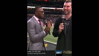 Andrew Luck & RGIII reunited at the CFP National Championship  | #shorts