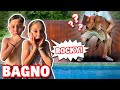 PRIMO BAGNO DI CANE ROCKY, RIUSCIREMO A PRENDERLO? FIGLIACHIARA SI TUFFA IN PISCINA!