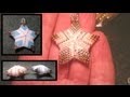 Beading4perfectionists : Beaded 3D Christmas star ornament or pendant beading tutorial