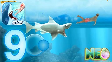 Hungry Shark Evolution: Gameplay Walkthrough Part 9 - Easy Prey! (iOS, Android)
