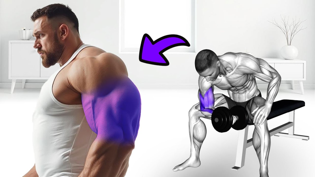 The Best Exercises to Get Bigger Arms (Bicep + Tricep) - YouTube