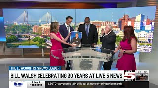 VIDEO: Chief Meteorologist Bill Walsh celebrates 30 years at Live 5 News screenshot 2