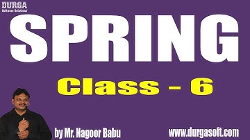 Learn Spring Programming Tutorial Online Training by Nagoor Babu Sir On 12-06-2018