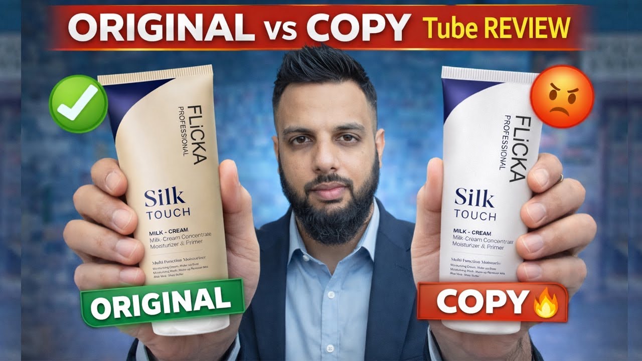 Flicka Silk Touch Original vs Copy | Real or Fake Tube Review | The Zain Vlog