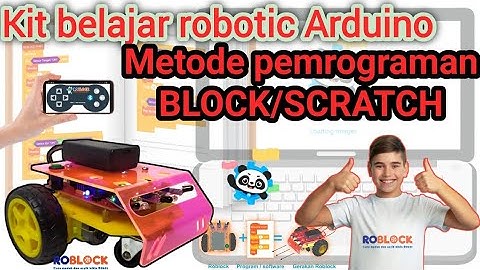 Jagoan coding dan bikin robot untuk anak dengan pemrograman scratch / mblock robot programing