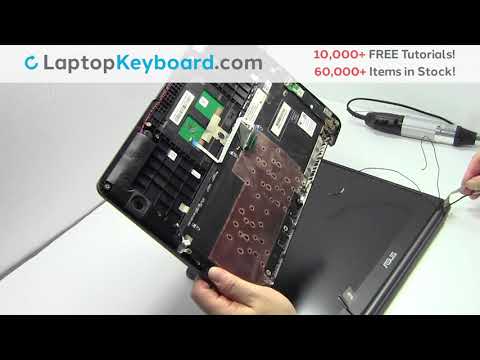 Repair Asus ZenBook UX430 UX430U  Laptop Keyboard & Palmrest, Dismantle