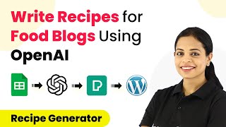 How to Write Recipes Automatically for Food Blogging Website - Recipe Writing Automation