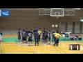 5日 ハンドボール男子 福島市西部体育館Eコート 小松工業×博多 1回戦 前半