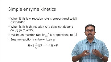 Biochemical Reactions: Enzyme Kinetics #swayamprabha #ch31sp