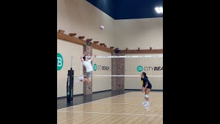 Full Volleyball Practice : Hitting, Serving, Passing