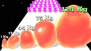JELLY RAID - Level Up Jelly Blob Run (ASMR Gameplay) Blob Merge 3D Math Games Updated! screenshot 4