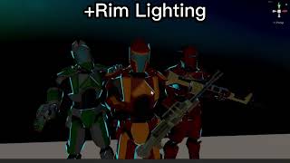 Low poly character lighting tutorial