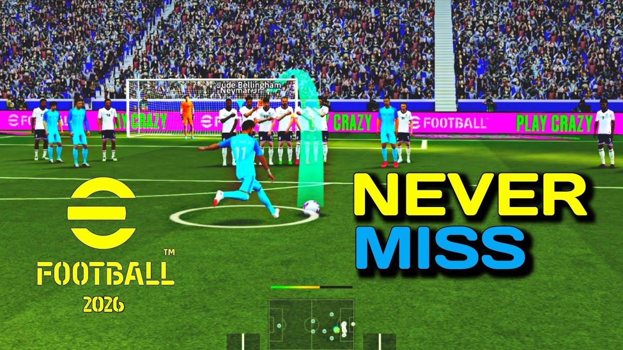 How to take Free Kicks in efootball 26 Mobile ( Tips and Tricks)