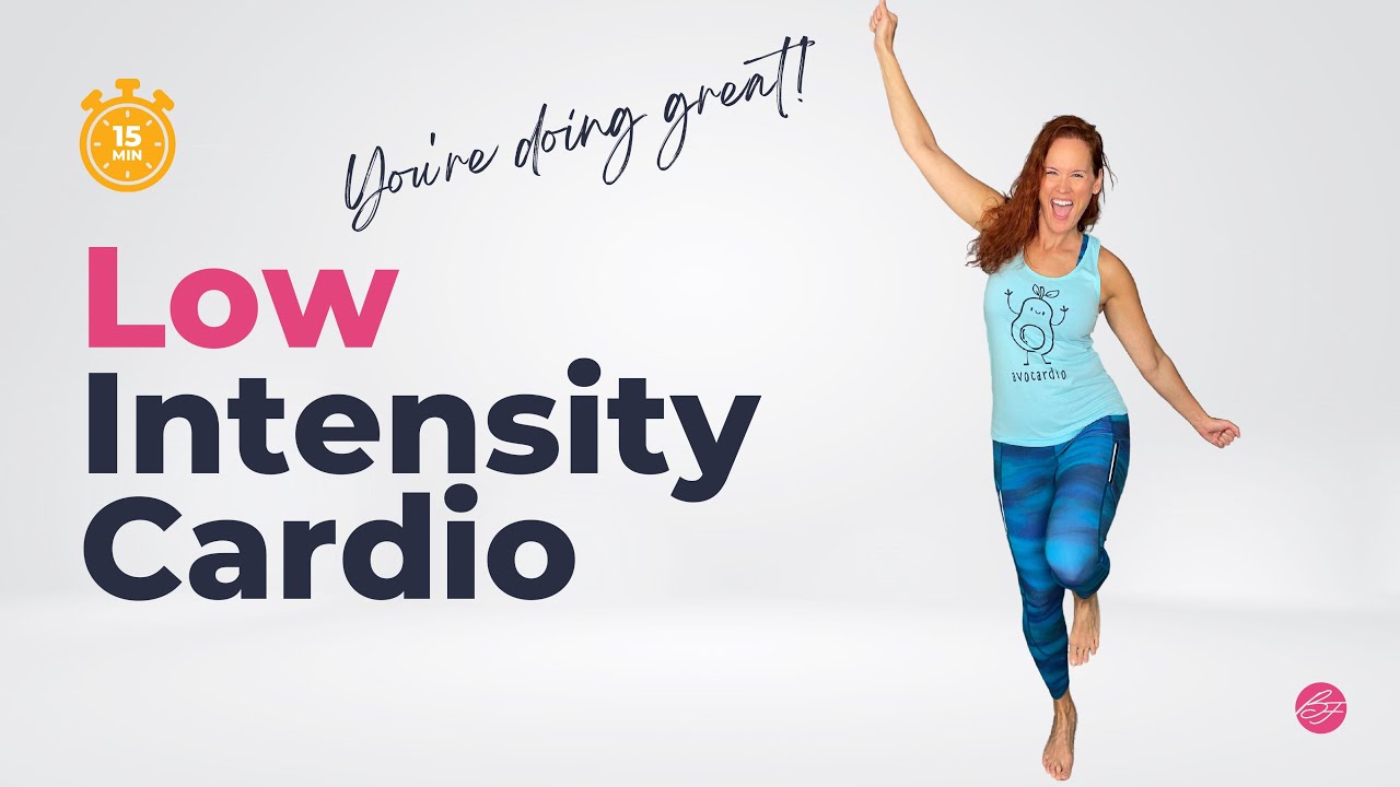 15 Minute LOW IMPACT Low Intensity CARDIO Workout For Beginners YouTube
