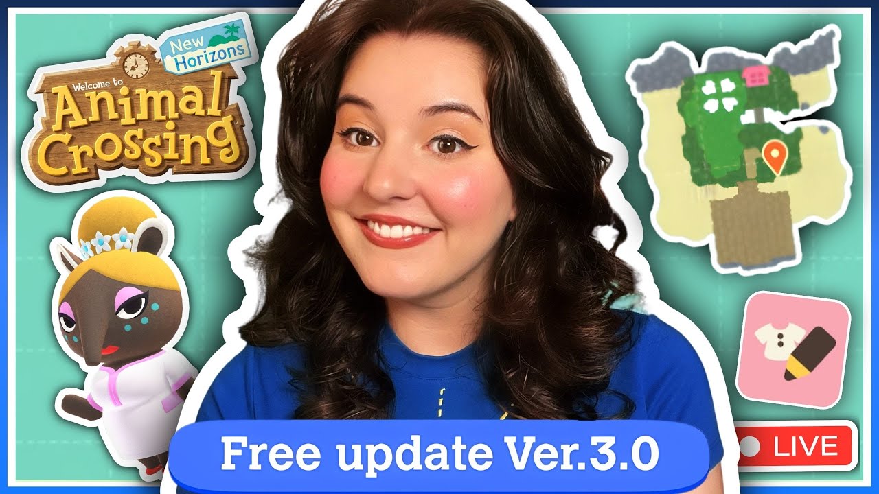 Making My FIRST TINY ISLAND in the ACNH 3.0 UPDATE 🏝️