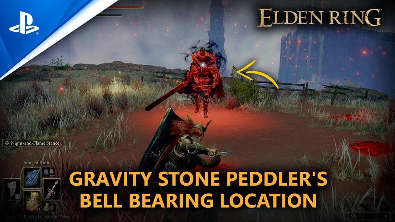 ELDEN RING How To Get Gravity Stone Peddler's Bell Bearing YouTube
