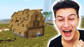 TERKEDİLMİŞ EVİ TAMİR ETTİM 😂 Minecraft 62