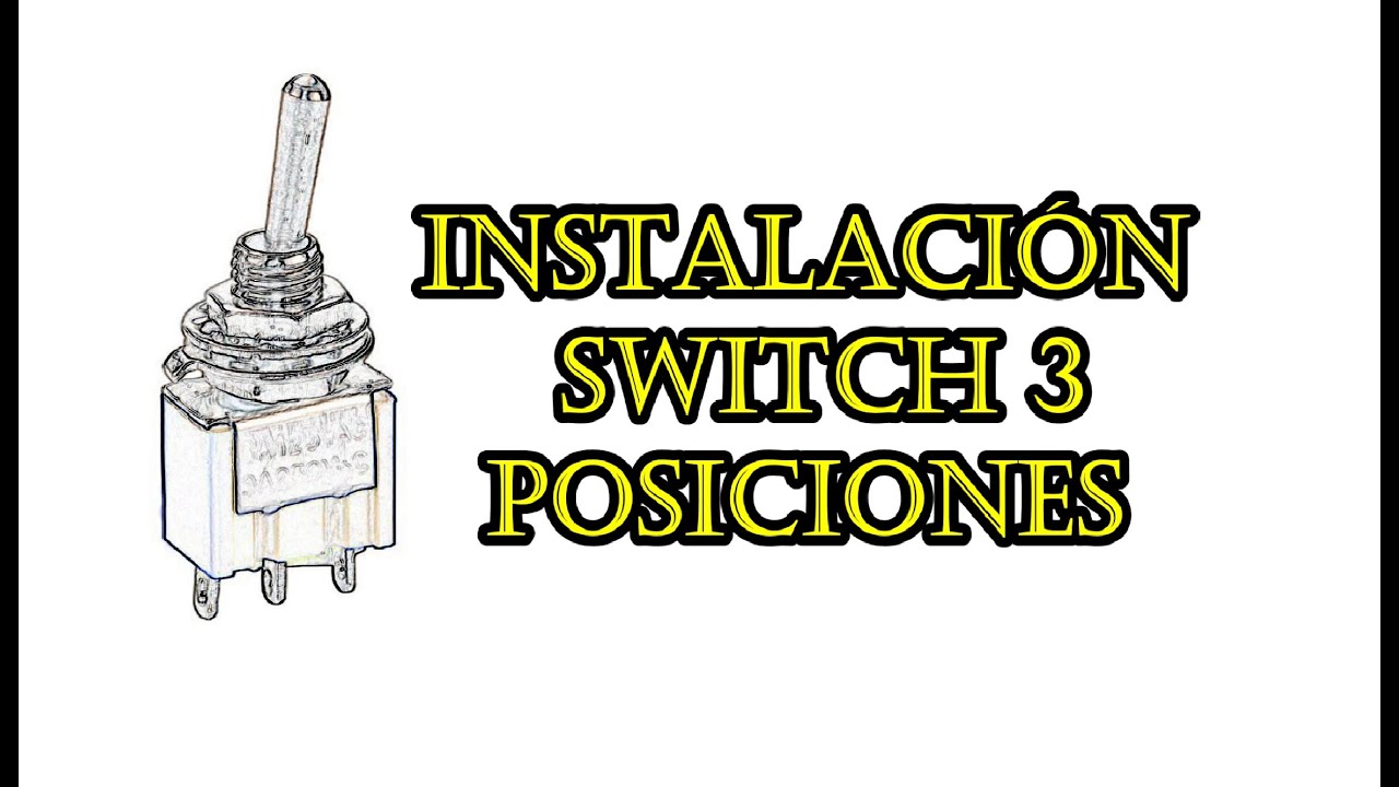 agradable Promesa Pequeño Instalación interruptor 3 posiciones (FLYSKY TH9X) - YouTube