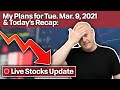 $218K 🔻 $200/GME or $116/AAPL? Your Choice? + 🔴 LIVE 🔴 Trading Plans Tomorrow (Tue. Mar. 9, 2021)