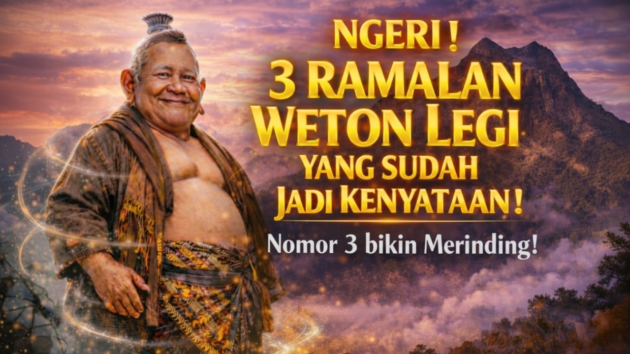 NGERI❗3 RAMALAN WETON LEGI YANG JADI KENYATAAN❗NOMOR 3 BIKIN MERINDING❗