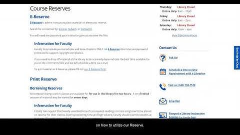 Library Website Introduction