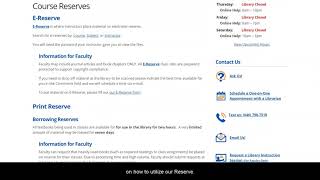 Library Website Introduction