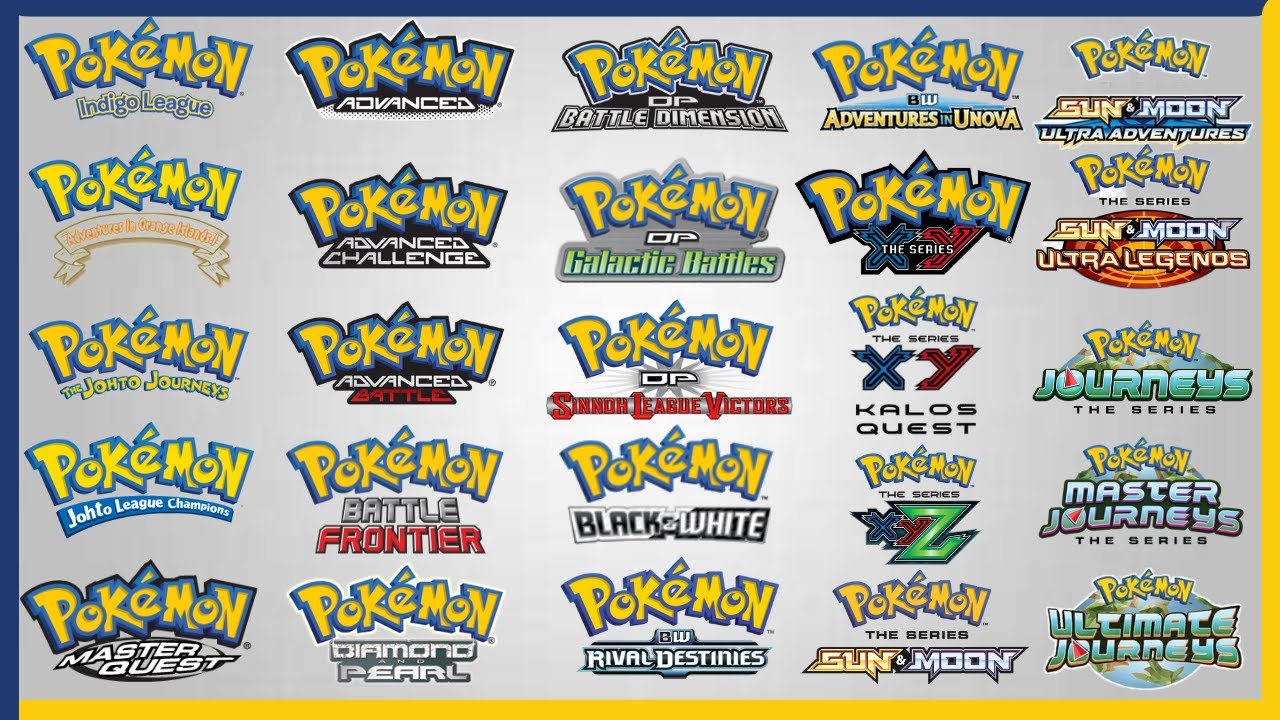All Pokémon Theme Songs (Season 1-25) All Pokémon Theme Songs (Season 1-25)