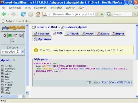 How to create a list with php form database Part1