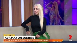 Ava Max Interview on Sunrise (06/03/23)